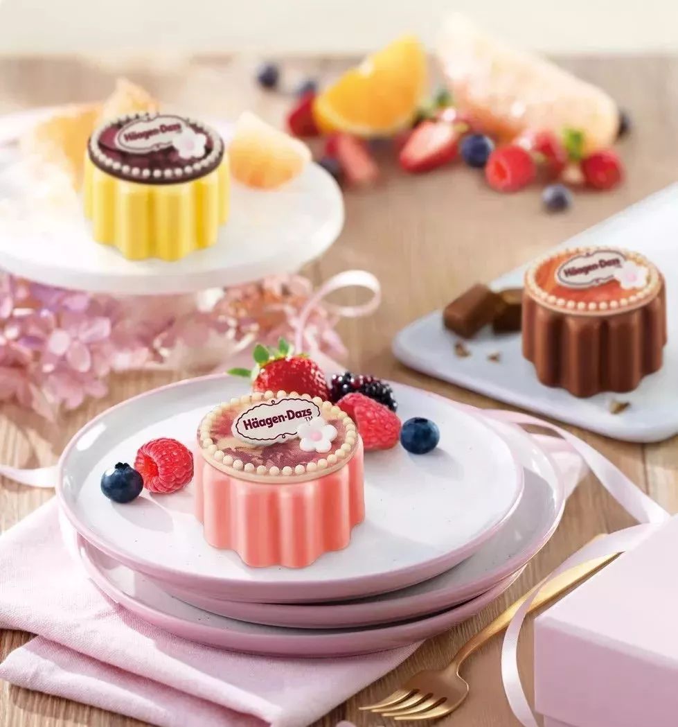 哈根达斯冰淇淋月饼颜值高到令人不忍拒绝