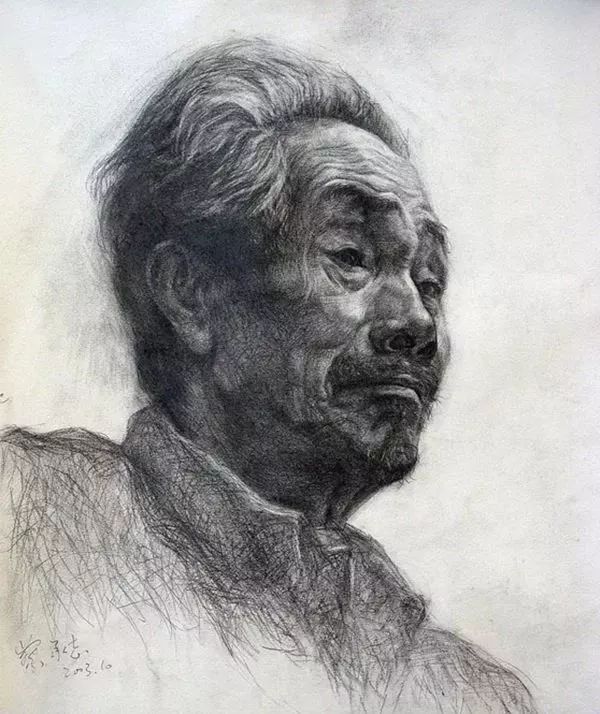 欣赏| 中国美术学院素描头像