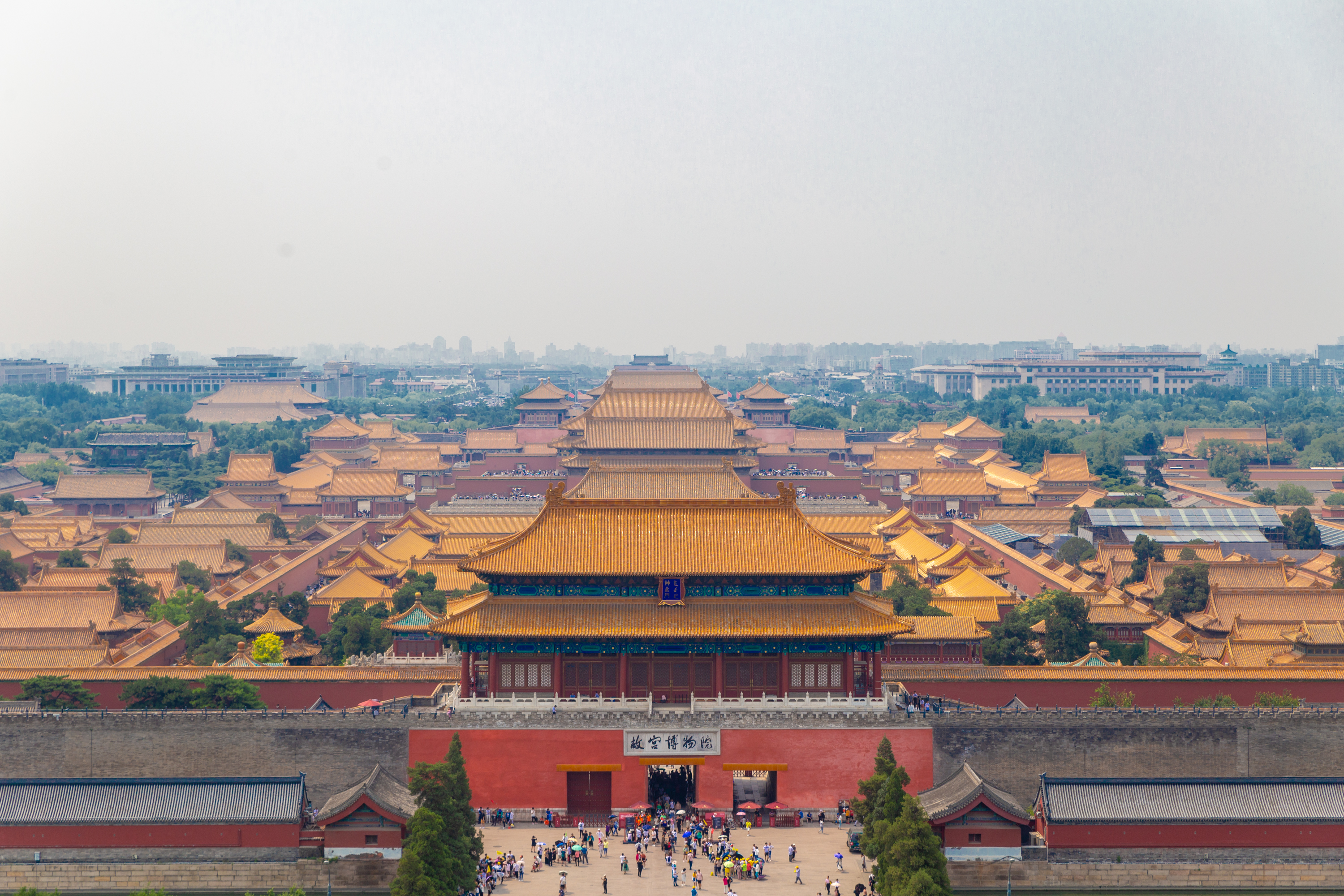 北京故宫全景图高清图片