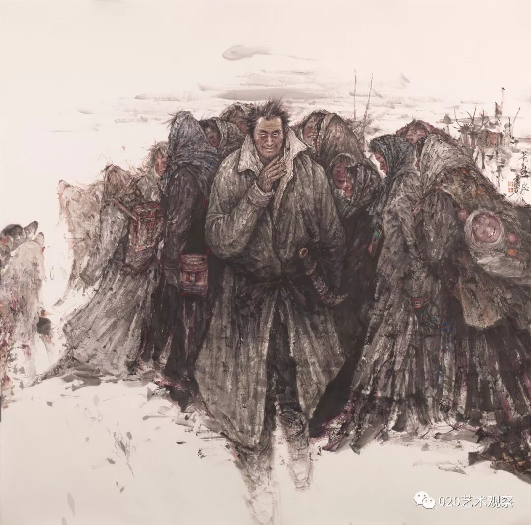 5cm×281cm纸本重彩李秀玲多彩肇庆61美丽乡村230cm×185cm尹晶华家