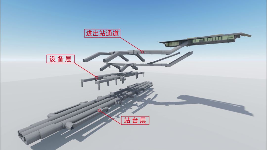 京张高铁八达岭长城站站房主体结构正式封顶!