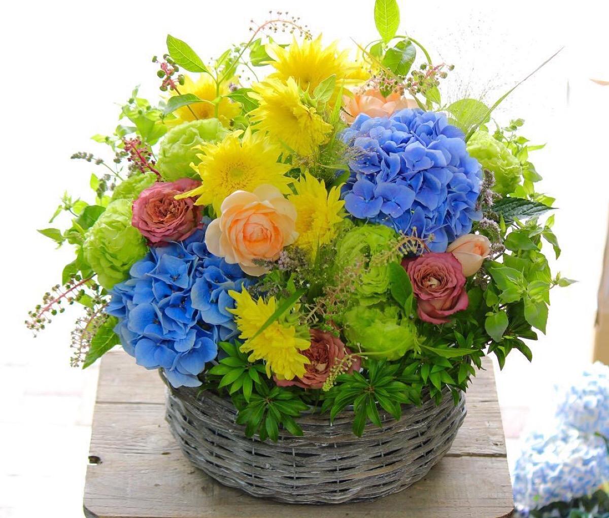 isunflower花艺学院插花设计中的4种色彩搭配方式