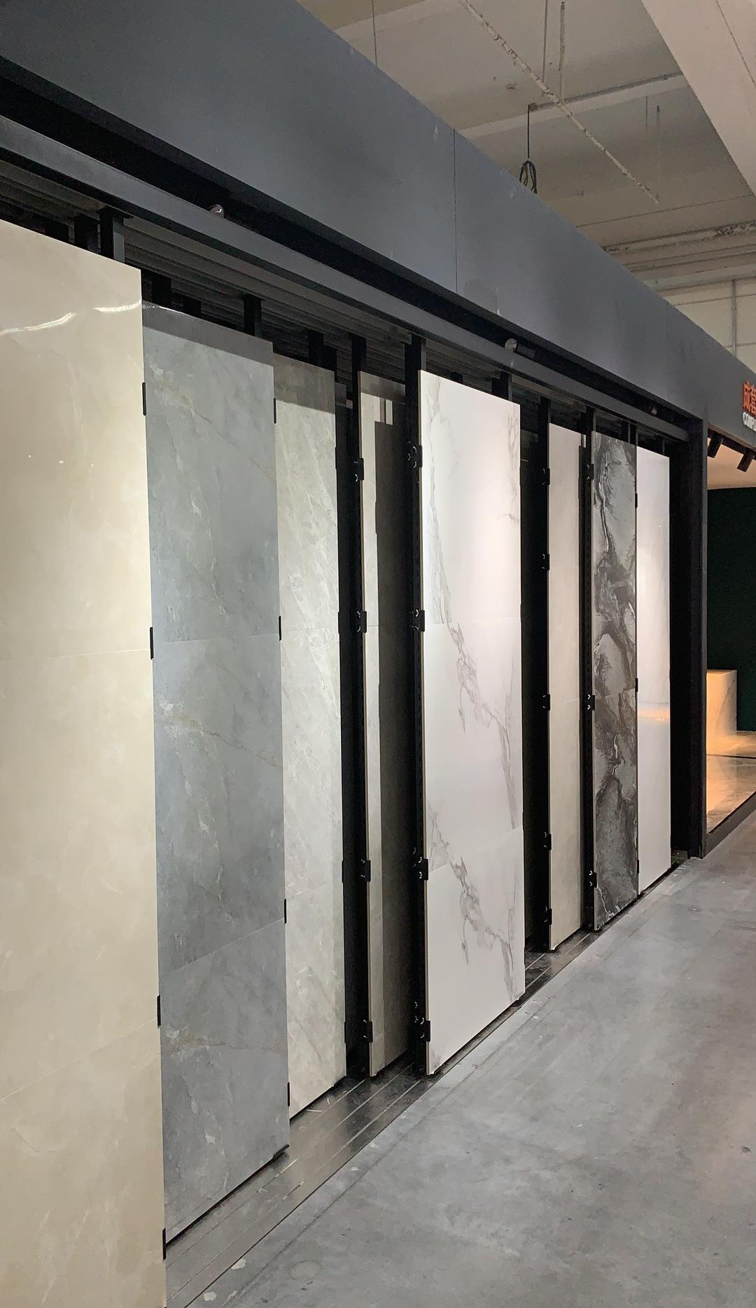 瓷砖展示架厂家-万变推拉柜-江拓展柜