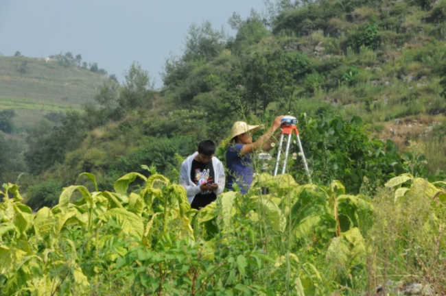 理化乡:烈日下,地块间,土地丈量进行时!