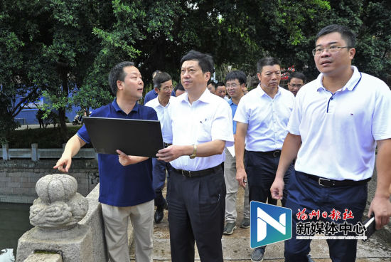 福州市领导督导检查城区水系治理扫尾工作_尤猛军