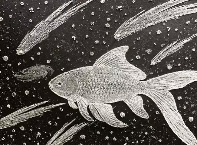 用盐画画还有这种操作