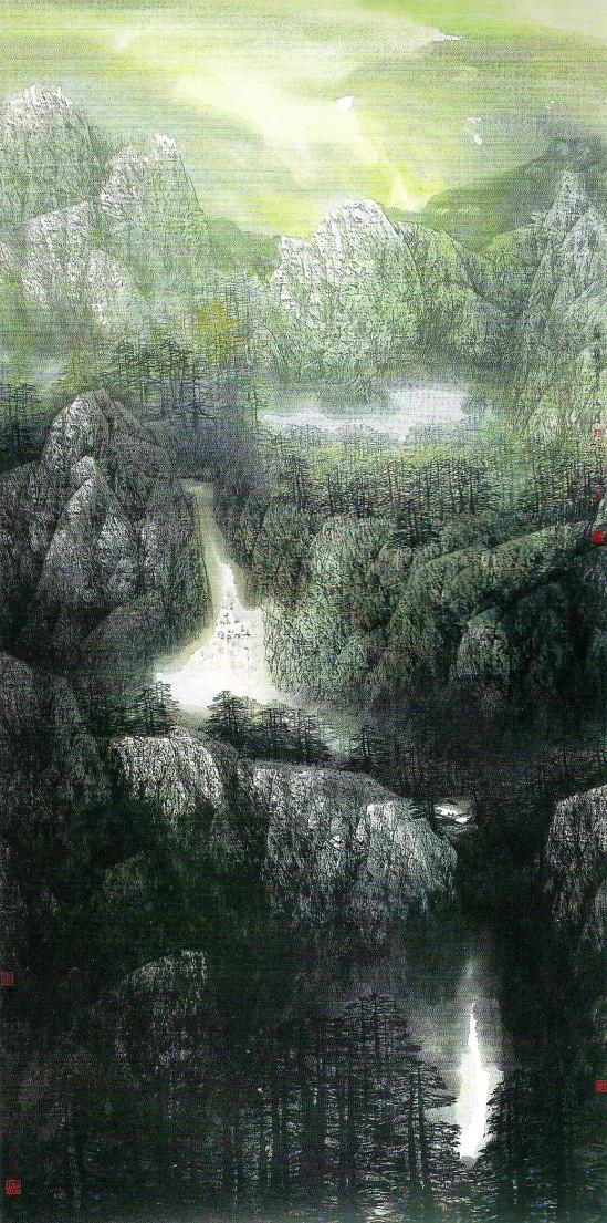 植根传统,注重写生,董继宁山水画作品欣赏