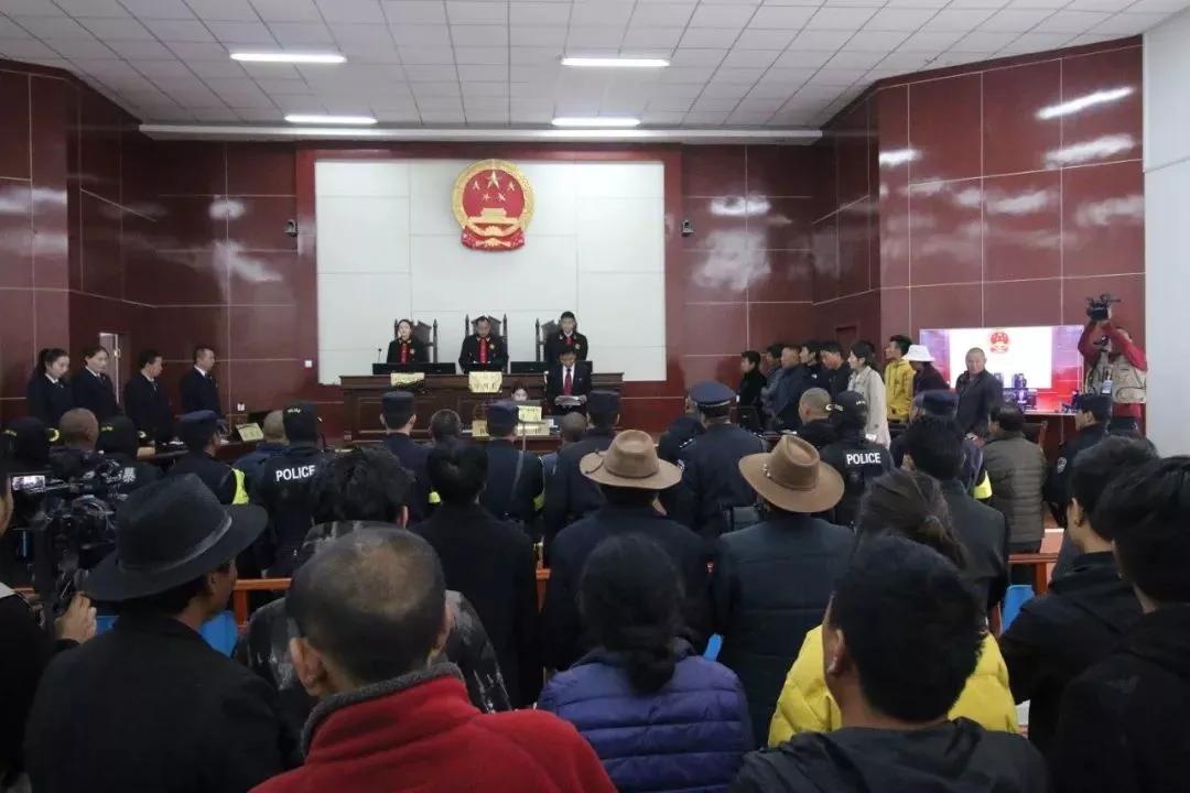 宣判现场
