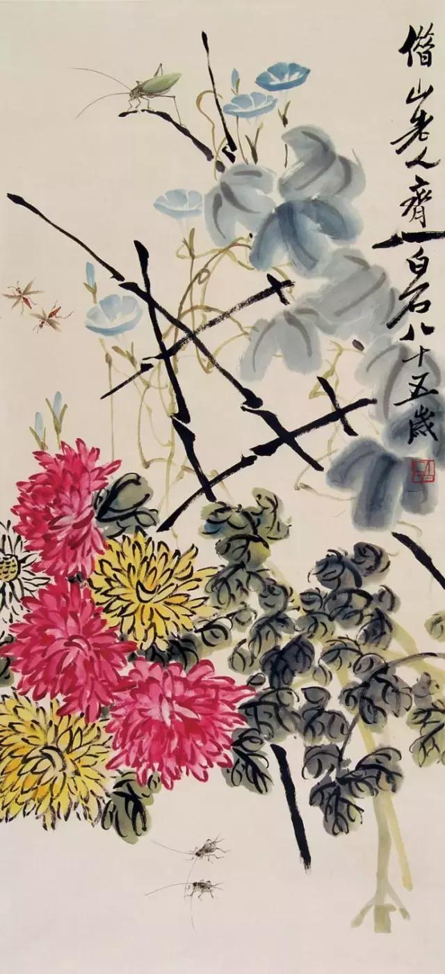 水墨淋漓力健有锋近现代绘画大师齐白石作品赏析