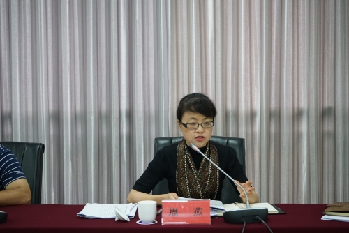 区政府代理区长周燕从三个方面对全区政府系统开展纪律作风专项整治