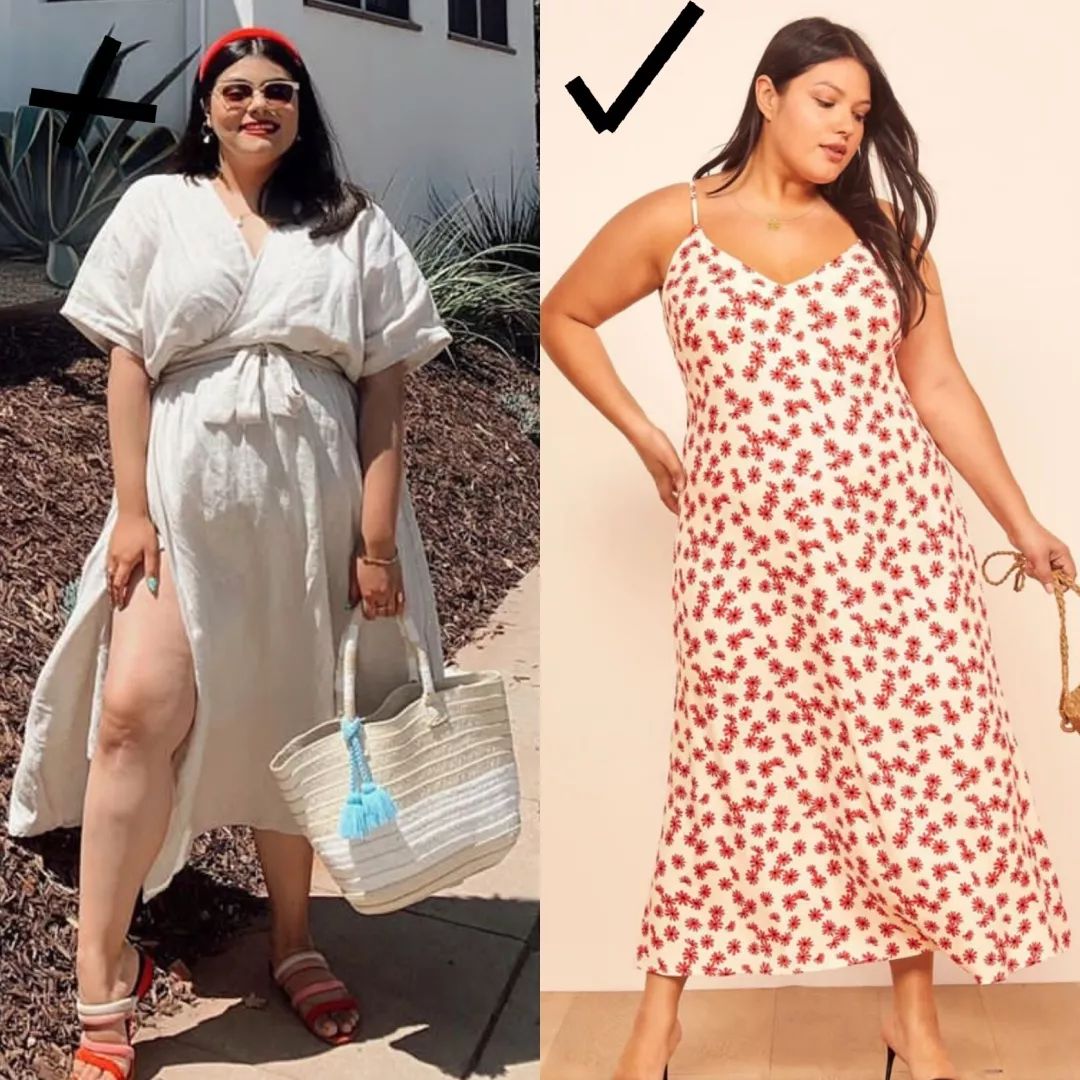 胖了15斤之后的马思纯如何选择瘦身连衣裙