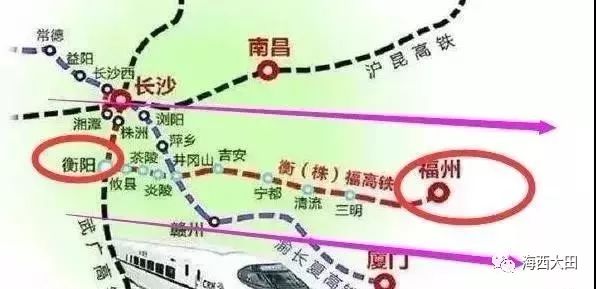 大田高铁路线图图片