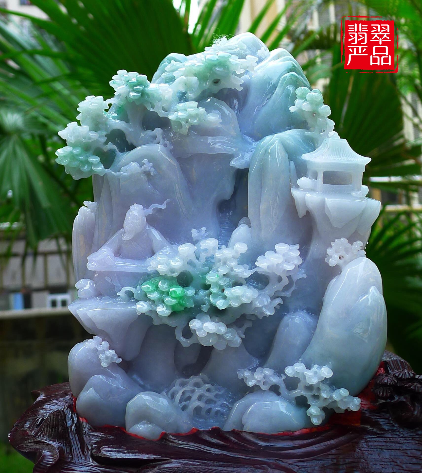 气派典雅的翡翠家居摆件,招财品鉴两不误!