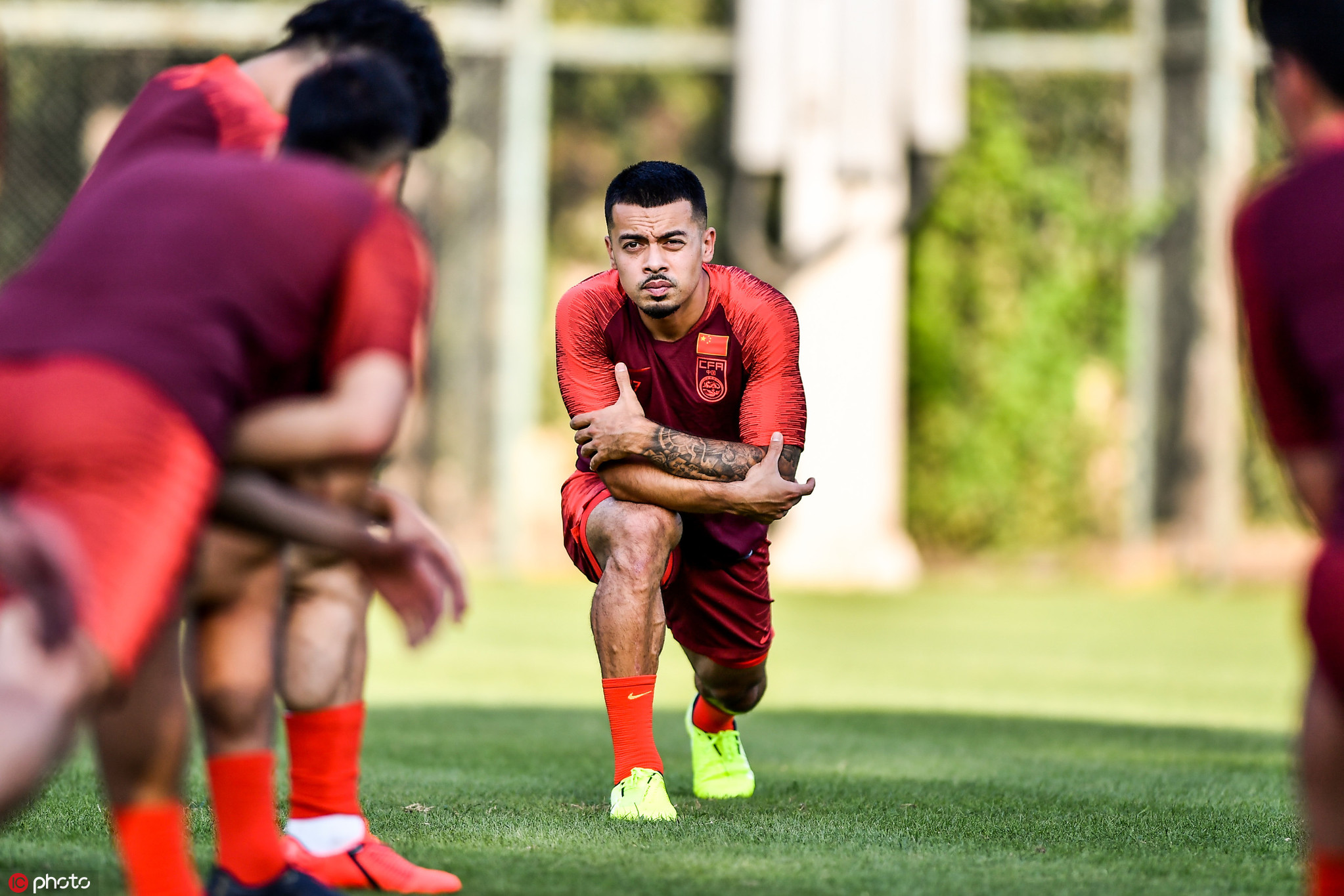 1/ 12 2019年8月25日,河北廊坊,中国男足在香河训练基地展开集训,备战