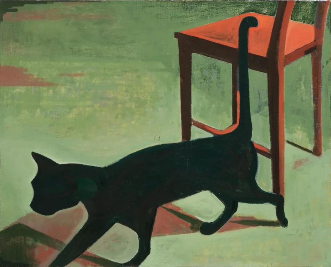 画仓借山而居肖江油画作品小集