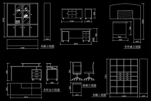 cad室内设计图简单图片