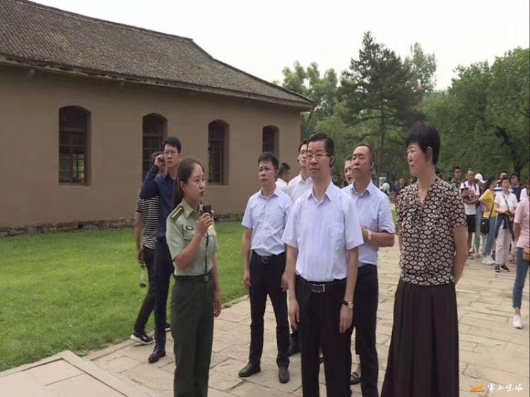 团到宝塔区考察文化旅游项目,区委常委,宣传部长常延丽,副区长贾君亮