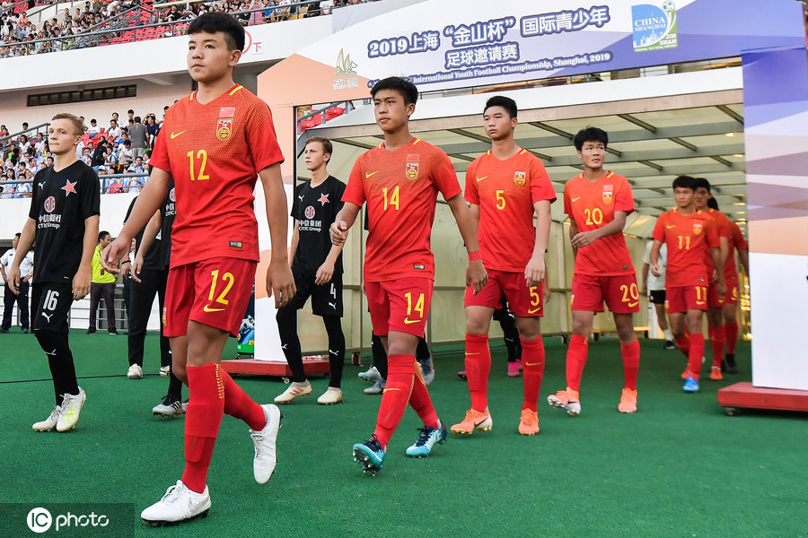 金山杯国际青少年足球邀请赛,中国u15队4战全胜夺冠