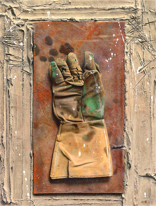 原创冷军这幅画卖700万放大18倍网友这不是画是每个人的写照