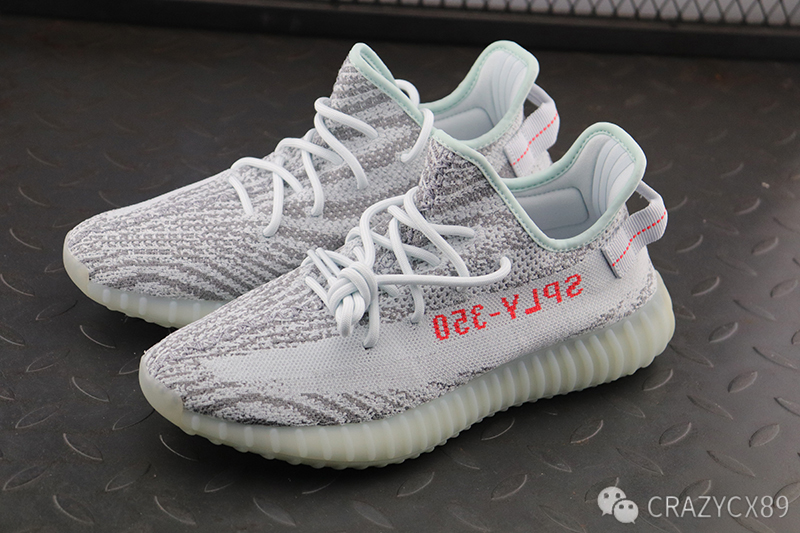 斑马zebra和冰蓝bluetint椰子yeezy350v2boost