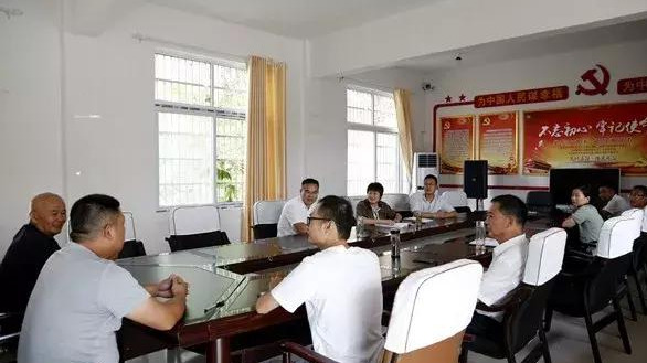 沈伟到潢川县付店镇调研督导脱贫攻坚工作