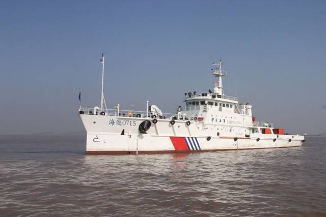 清污船艇代表——海巡0715no.5有没有一丝小激动呢?