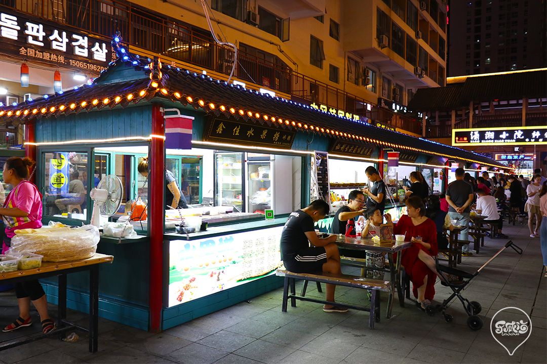 威海美食街图片