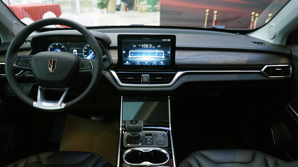 豪华大气上档次的电动车红旗ehs3上市实拍简评