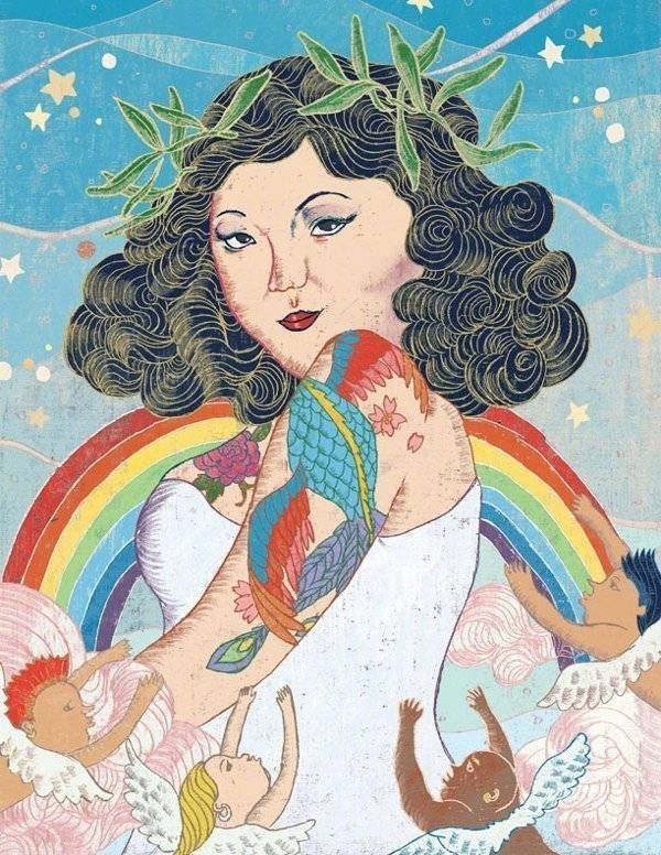 yoheyhorishita的浮世绘画作王氏教育