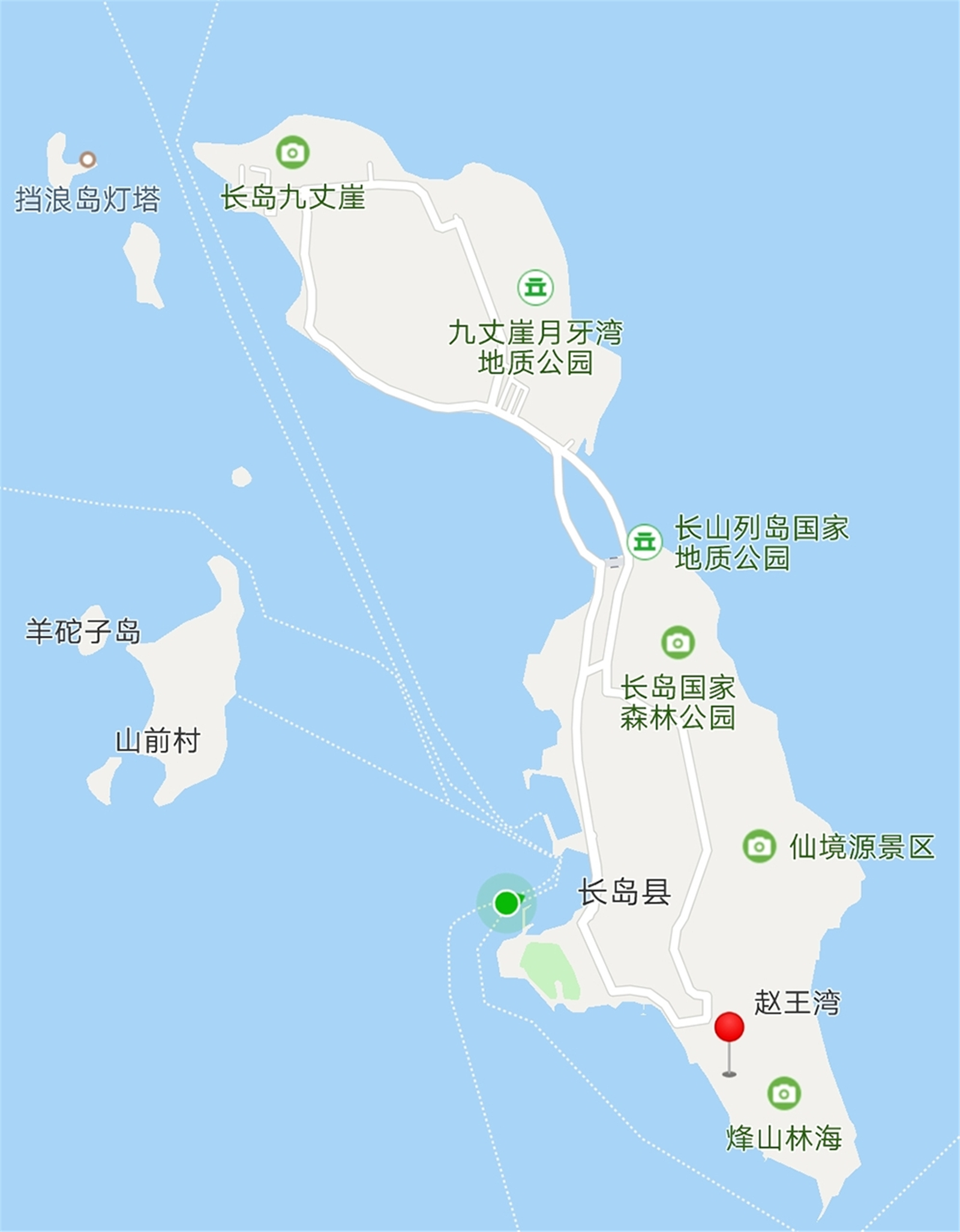 长岛县地图高清版大图图片