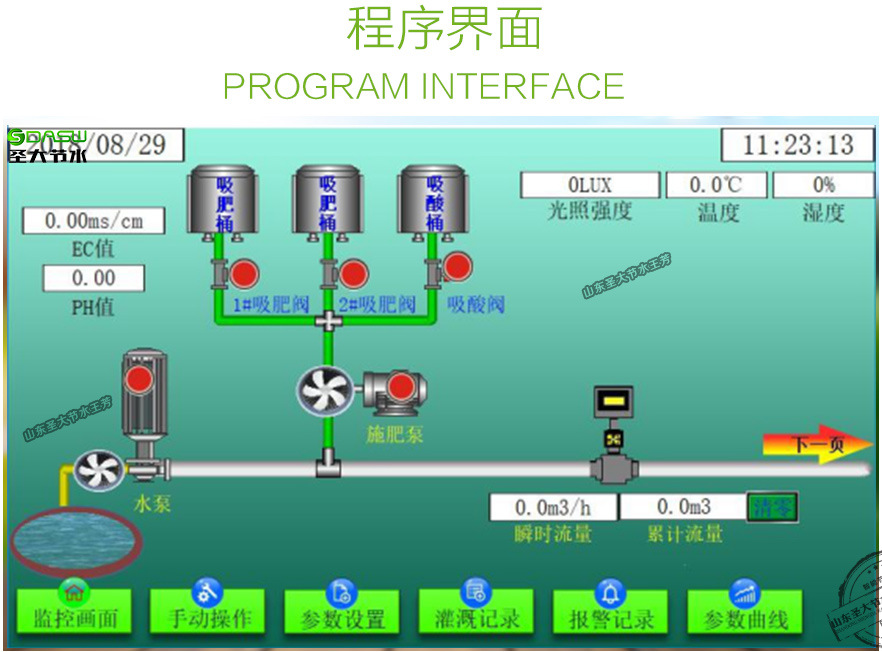 施肥机生产厂家 农业示范连栋温室用智能水肥一体化设备带物联网