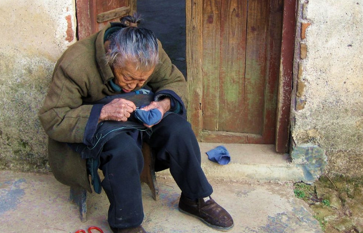 老人晚年心酸图片图片