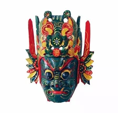 安顺地戏面具用白杨木和丁香木雕刻而成,既是地戏的精华所在和地戏