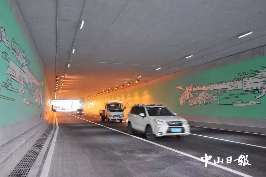 "中山最长隧道"主线试通车! 辅道封闭施工时间已定!