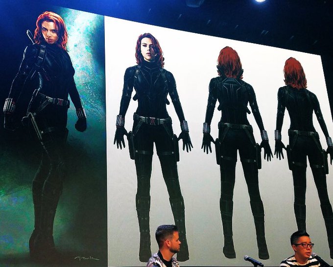 白寡妇黑寡妇白衣造型曝光又美又飒