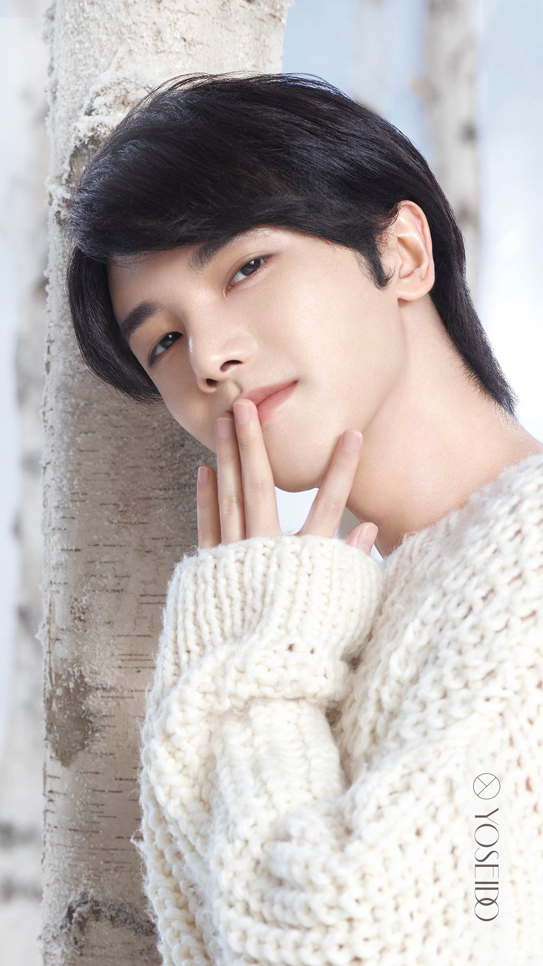 叮!白色冬季恋人华晨宇的绝美壁纸送上