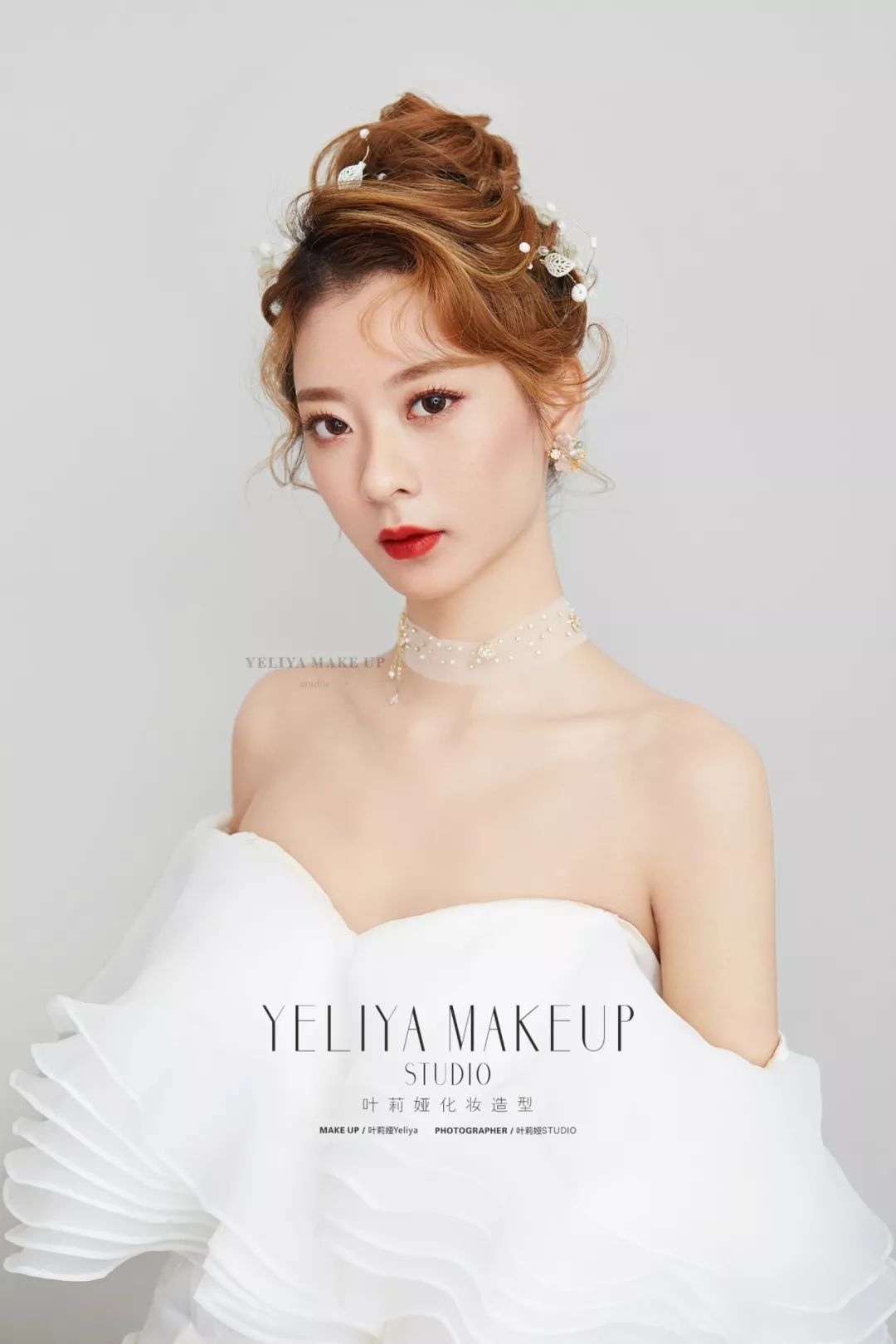 50款皇冠钻饰新娘发型