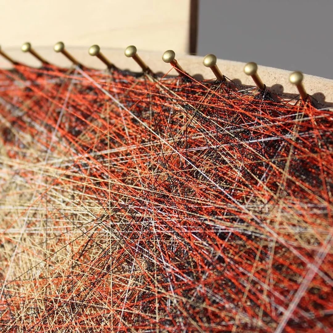 艺高人胆大高手用纱线编织名画超有艺术感