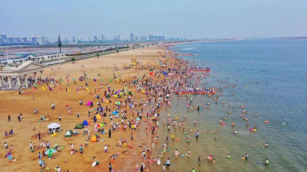 沧州渤海新区滨海旅游淡季不淡沧海十里金沙滩等景点周末游客接待数量