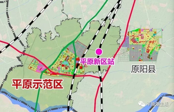 新乡市平原新区地图图片