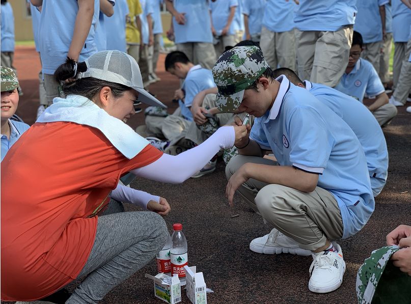 磨砺意志锤炼品质平阳二职水头三中2019级新生军训开营仪式