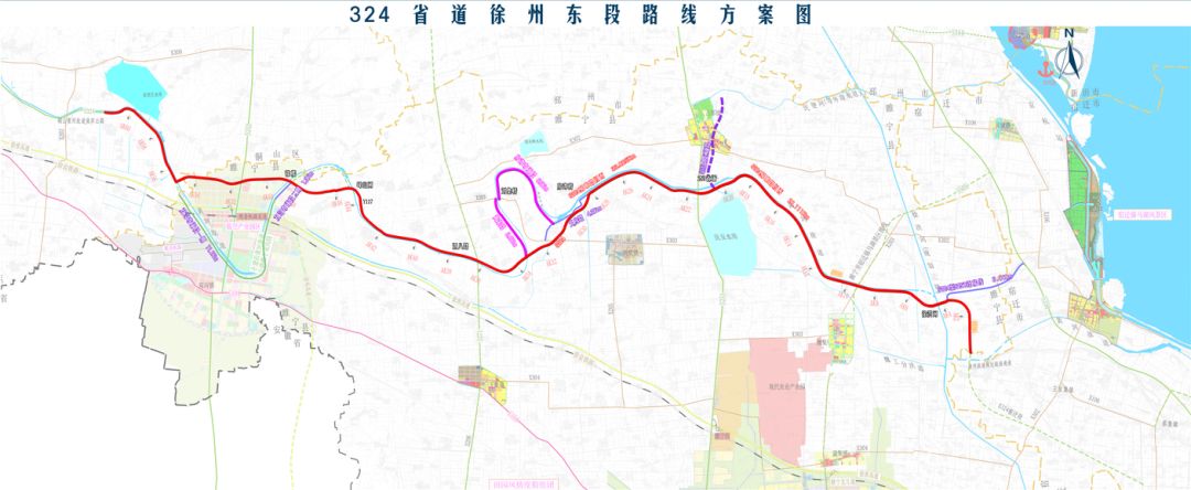 344省道徐州段地图图片