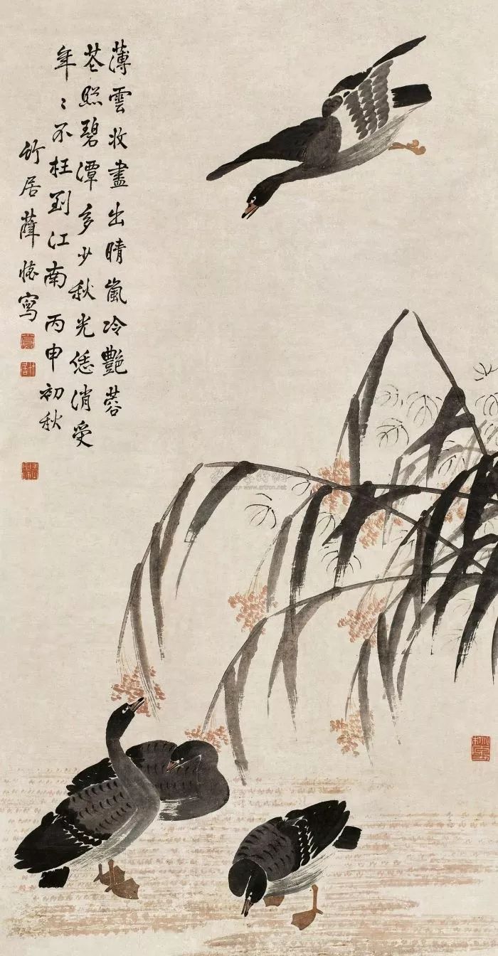 总待新泉活火相从栩栩清风山窗清供图