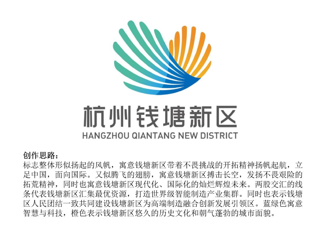 先睹为快钱塘新区logo征集十强作品新鲜出炉