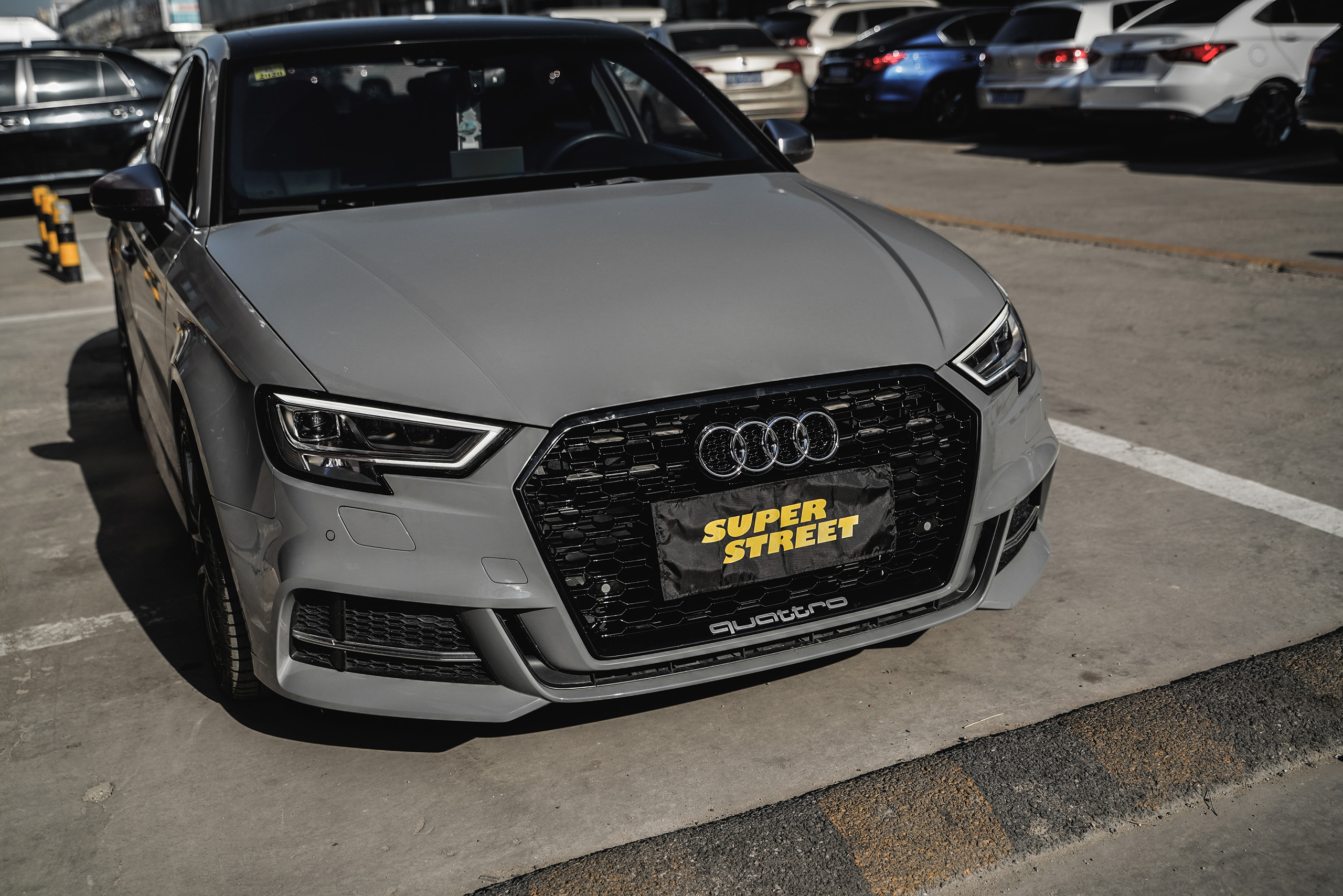 superstreet改装日记奥迪s3改装kwv3绞牙避震