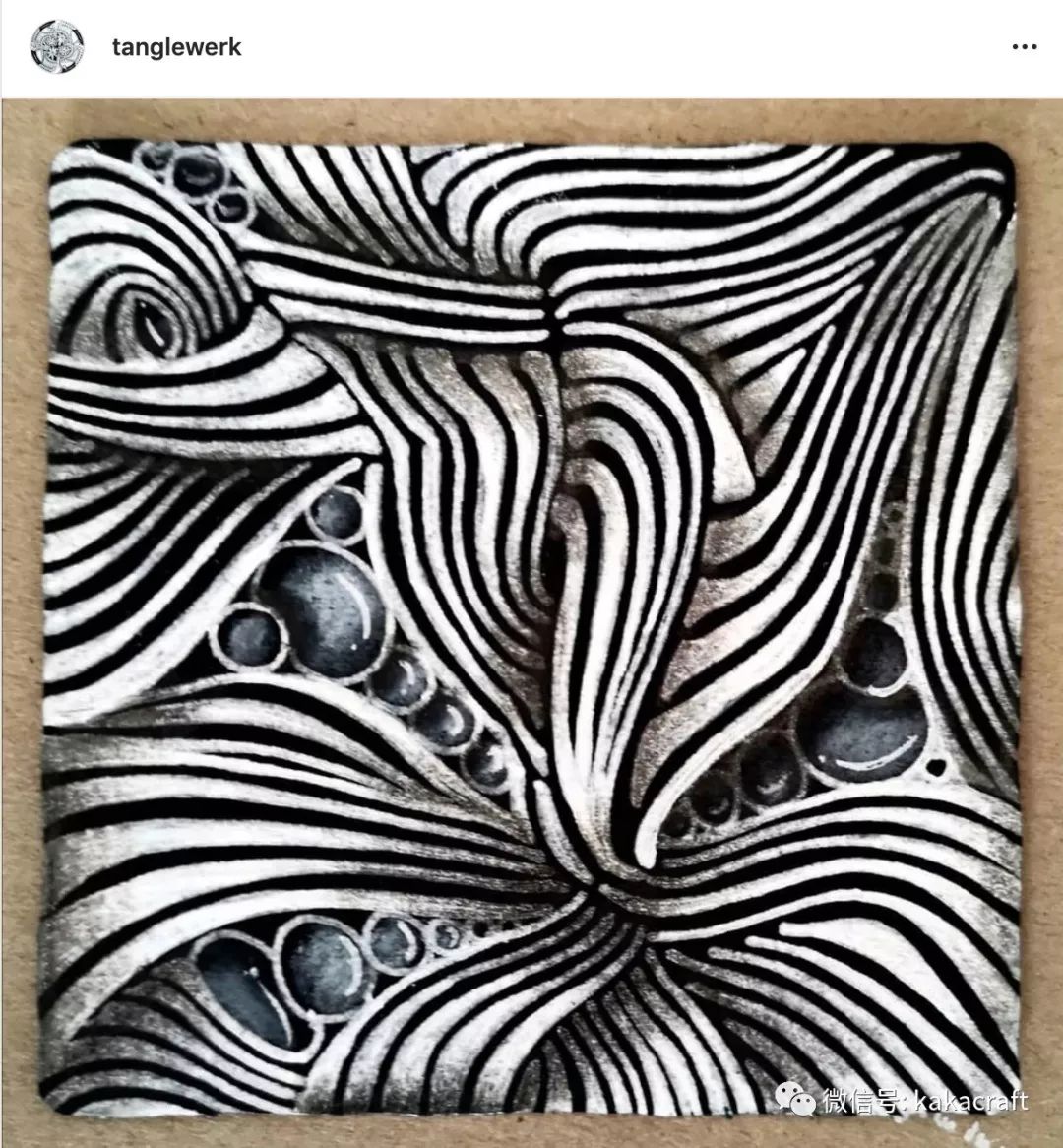 每天一张禅绕画舞动的线条