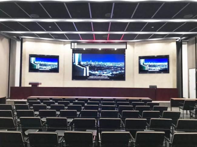 跨楼层的报告厅,会议室,多功能厅02大屏会议融合将大屏与会议系统高效