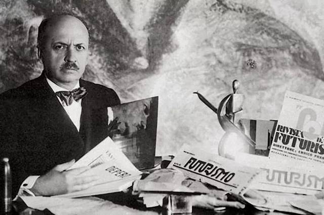 马里内蒂(filippo marinetti)在法国《费加罗报》上发表了《未来主义