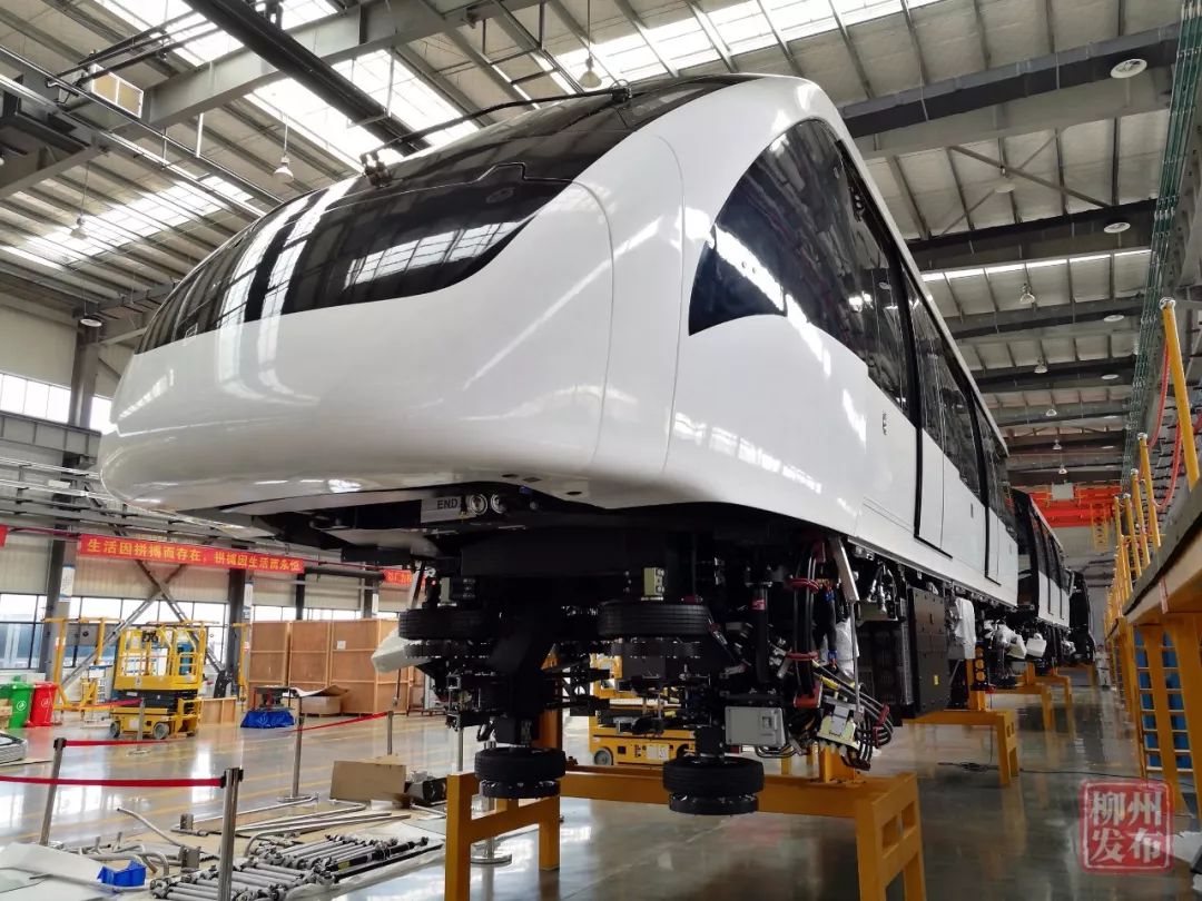 期待柳州跨座式单轨车已生产出品外观和内部曝光