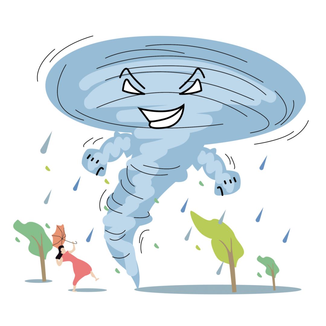 抗台风白鹿横冲直撞城管蓝风雨兼程